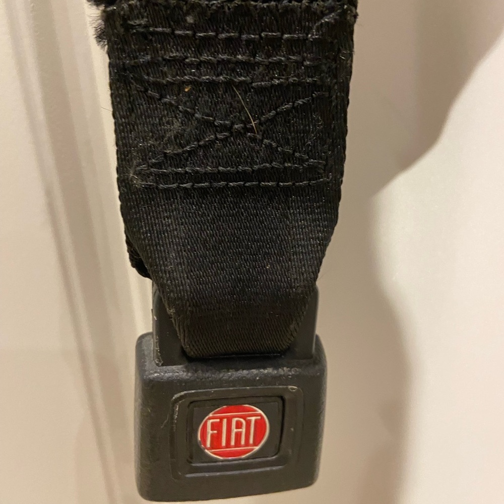 Vintage Fiat Seat Belt Belt 37/38 Handmade One-of-a-Kind UNISEX